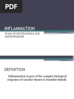 Inflammation: Role of Neutrophils and Macrophages