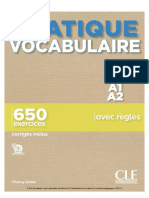 Открыть Pratique Vocabulaire Niveau A1-A2