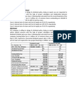 Dividend Policy Gorden, Walter & MM Model Practice Questions