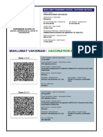 Maklumat Vaksinasi: Vaccination Details