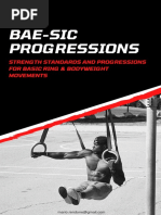 Progressions Bae-Sic: Strength Standards and Progressions For Basic Ring & Bodyweight Movements