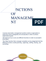 Function of Managemet