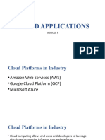 Cloud Applications