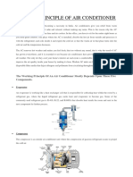 Working Principle of Air Conditioner Assigment