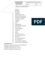 Radiography Examination Procedure