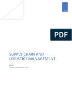 Supply Chain and Logistics Management