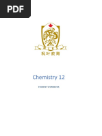 Chemistry 12 Student Workbook