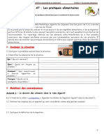 Module A7 Les Pratiques Alimentaires Eleve