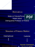 Derivatives: Notes On Futures/Forwards Robert Wood Distinguished Professor of Finance