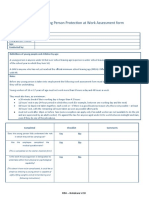 Young Persons Risk Assessment V2.0 October 2021