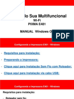 Manual de Instalacao E481 Windows