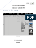 Actividades Relevantes Octubre
