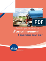 Ps Eau Developper Les Services D Assainissement 16 Questions Pour Agir 2015