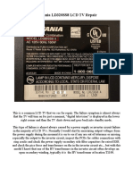 Sylvania LD320SS8 LCD TV Repair