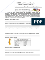 (Trabalho Avaliativo) 5° Ano - Geografia - Maio