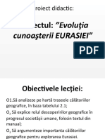 Evoluția Cunoașterii Continentului Eurasia