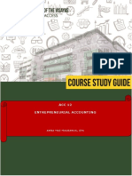 ACC 12 - Entrepreneurial Accounting Course Study Guide