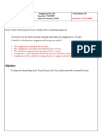 Instructions:: Assignment No. 03 Semester: Fall 2019 Network Security-CS315 Total Marks: 20