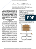 Compact Band Band-Pass Filter With RSIW C RSIW Cavity