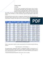 Demand and Supply of Sugar in India