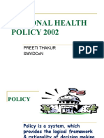 National Health Policy 2002