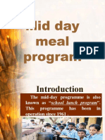 Mid Day Meal Program