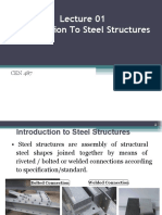 Lecture 01 - Introduction To Steel Structures