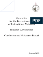 ELA Reconsideration Conclusion Report 2022