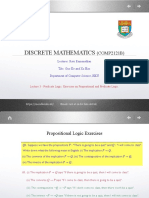 Discrete Mathematics: (COMP2121B)