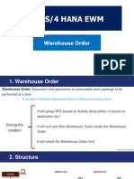 SAP EWM - Warehouse+Order