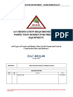 DAC-REQ-08: Accreditation Requirements of Inspection Bodies For Pressure Equipment