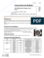 Technical Service Bulletin: 6MMT DTC P0900 Clutch Actuator Circuit Malfunction