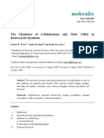 molecules: The Chemistry of α-Haloketones and Their Utility in Heterocyclic Synthesis