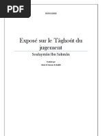 Exposé Sur Le Taghout Du Jugement