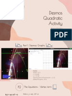 Desmos Quadratic Activity - Kavya Pandya