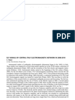 References: Elf Signals by Central Italy Electromagnetic Network in 2008-2010