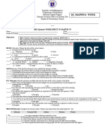 Q3 - Mapeh 6-Week 19: 3Rd Quarter Worksheet in Mapeh Vi