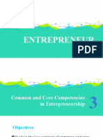 Lesson 3 Common and Core Competencies in Entrepreneurship