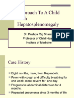 Approach To A Child With Hepatosplenomegaly