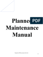 Chapter 3. Planned Maintenance Manual 1