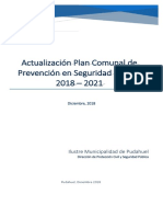 Actualización Plan Comunal de Prevención Comunal de Seguridad Pública 2018 - 2021 FINAL