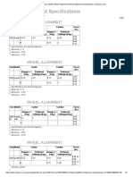 Repair Guides - Wheel Alignment - Wheel Alignment Specifications