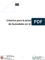 Anexo Rm. 019-2022 - Criterios para La Priorizacion de Humedales en El Peru PDF