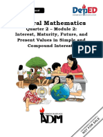 GenMath11 - Q2 - Mod2 - Interest Maturity Present and Future Values in Simple and Compound Interest - Version2 From CE1 Ce2 1