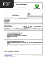 Working Permit Form (Underwater)