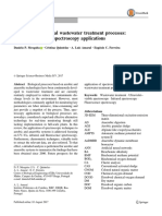 Monitoring Biological Wastewater Treatment Processes: Recent Advances in Spectroscopy Applications