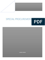 Special Procurement Types