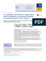 2015 - La Ventilation Auto-Asservie Quelle Place Dans Le Traitement Du Syndrome D'apnées Du Sommeil Central Avis D'experts