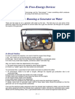 Simple Free-Energy Devices: Chapter 17: Running A Generator On Water