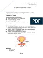 Urinary Incontinence Handout